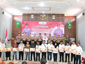 Warga Deklarasi Rupat Bersinar, Polda Riau Wujudkan Kampung Bersih Narkoba