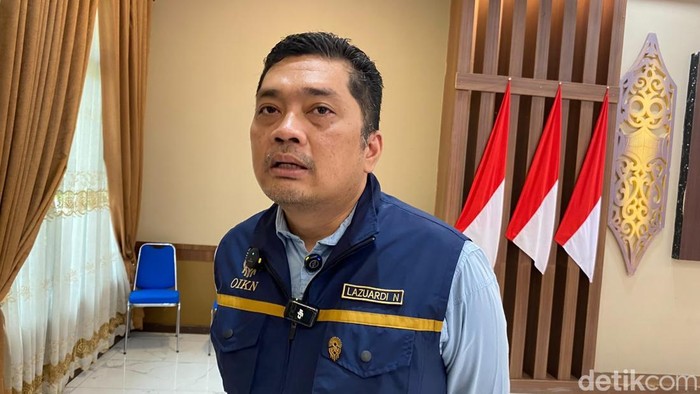 Direktur Lingkungan Hidup dan Penanggulangan Bencana, Otorita IKN, Lazuardi Nasution. (Ary Nindita Intan RS)