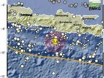 Gempa M 3,4 Guncang Gunungkidul