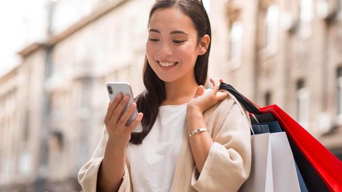Ilustrasi belanja fashion
