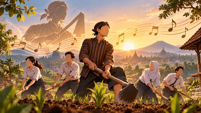 Ilustrasi Gundul-gundul Pacul