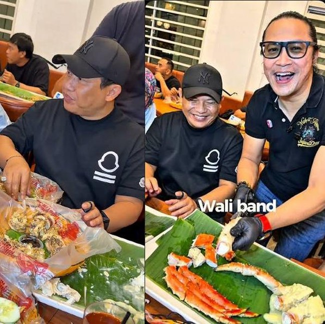 Seru! Faank Wali Kulineran di Malaysia, Cicip Kepiting hingga Nasi Lemak