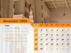 Hari Ini 1 November 2026 Tanggal Berapa Hijriah? Cek di Sini!