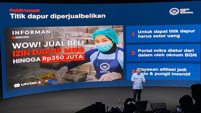Foto: Kepala BGN Sudaryono (Dwi Rahmawati/detikcom)