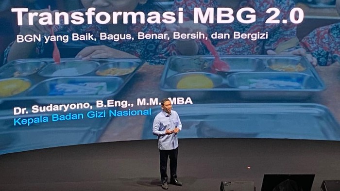 Kepala Badan Gizi Nasional (BGN) Sudaryono