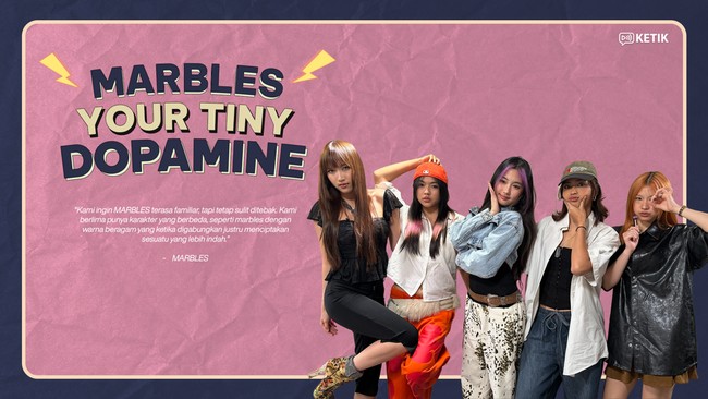 Video KETIK: Warna-warni MARBLES, Baru Debut Dapat 2 Nominasi AMI Awards