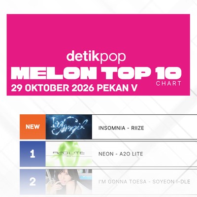 Single Baru IVE, ILLIT, & RIIZE Debut di Melon Top 100
