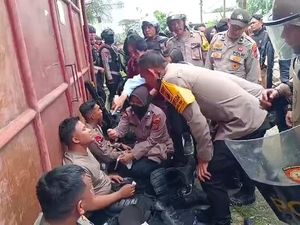Eksekusi Lahan di Deli Serdang Ricuh, 4 Polisi Terluka Dilempari Batu dan Molotov