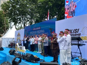 Peringati Sumpah Pemuda, Polda Metro dan Mahasiswa Gelar Deklarasi di HI