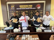 Polisi Ungkap 2,3 Kg Sabu di Kendari, 6 Tersangka Ditangkap
