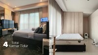 Luas lahan 247 meter dengan luas bangunan 360 meter persegi. Terdiri dari 3 lantai dengan 4 kamar tidur utama dan 2 kamar untuk asisten rumah tangga (ART). Foto: Tangkapan layar Instagram @rafael.insighthomes