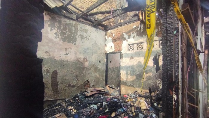 Rumah terdampak kebakaran di Cikini, Jakpus (Syahid/detikcom)