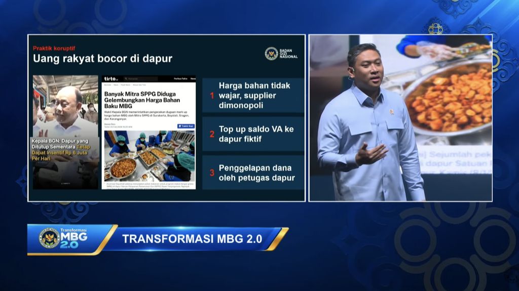 : Transformasi MBG, Kamis (29/10/2026). : Transformasi MBG, Kamis (29/10/2026). (Tangkapan layar youtube MBG)