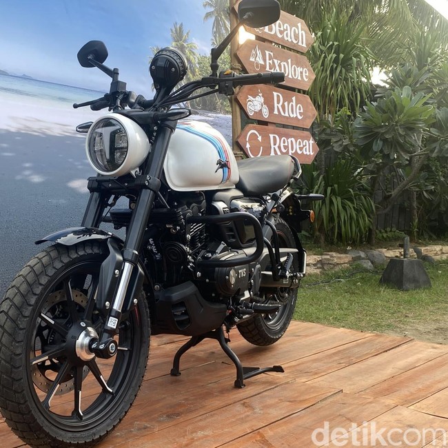 Wujud TVS Ronin Agonda, Motor Kopling Bisa Merangkak Tanpa Digas