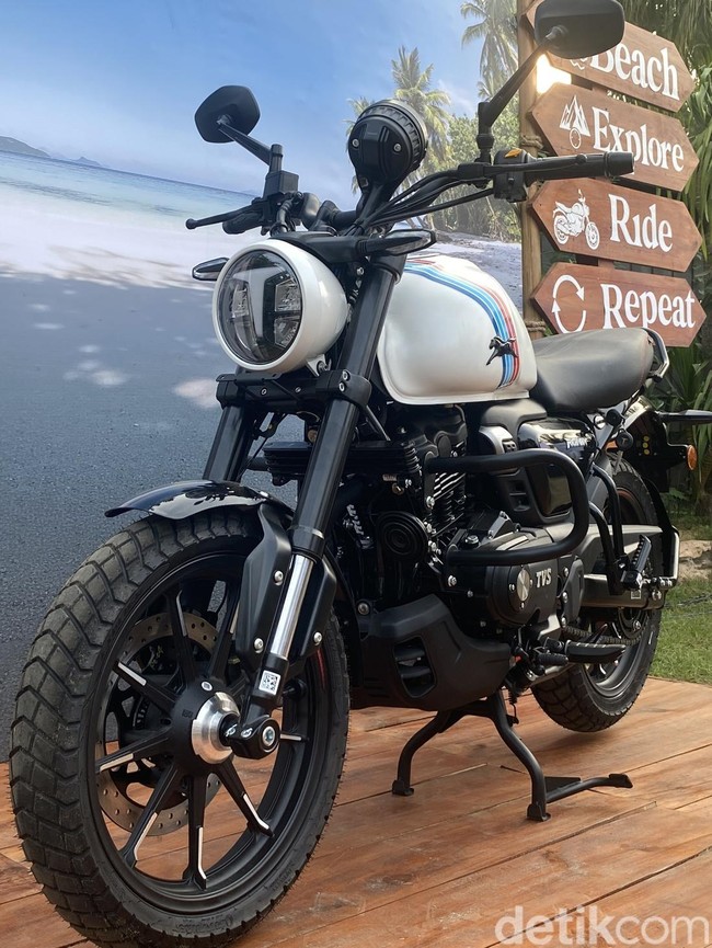 Wujud TVS Ronin Agonda, Motor Kopling Bisa Merangkak Tanpa Digas