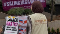 Recap Aksi Zaskia Adya Mecca Turun ke Bundaran HI Beri Logistik