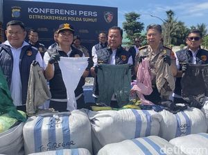 Polisi Gagalkan Pengiriman 144 Balpres Ilegal dari Bandung ke Medan