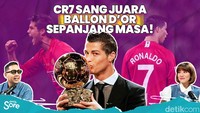 Siiuuuu, Cristiano Ronaldo Kalahkan Messi di Ballon d'Or!