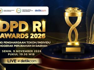 Tayang di detikcom, Malam Puncak DPD RI Awards 2026 Digelar 9 November
