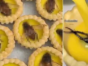 Egg Tart Topping Serangga Ini Cuma Buat yang Nyalinya Gede!