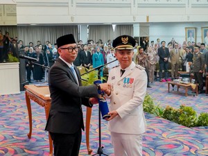 Gubernur Lampung Lantik Galang Putra Rahman Jadi Wakil Bupati Way Kanan