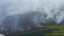 3 Helikopter WB Dikerahkan Padamkan Karhutla di OKI, Kondisi Masih Berasap