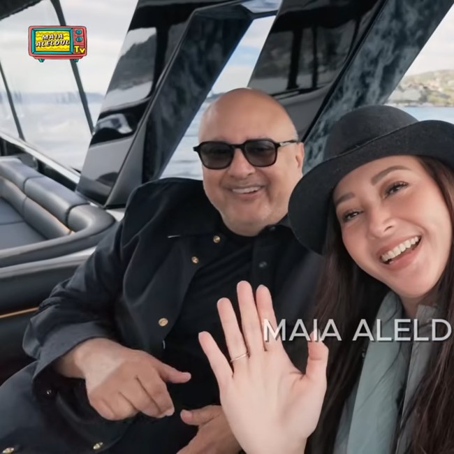 Liburan ke Turki, Maia Estianty dan Irwan Mussry Asyik Coba Kebab Legendaris