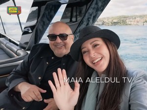 Liburan ke Turki, Maia Estianty dan Irwan Mussry Asyik Coba Kebab Legendaris