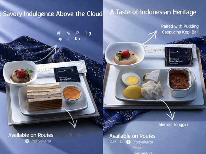 Menu Nusantara di Garuda Indonesia