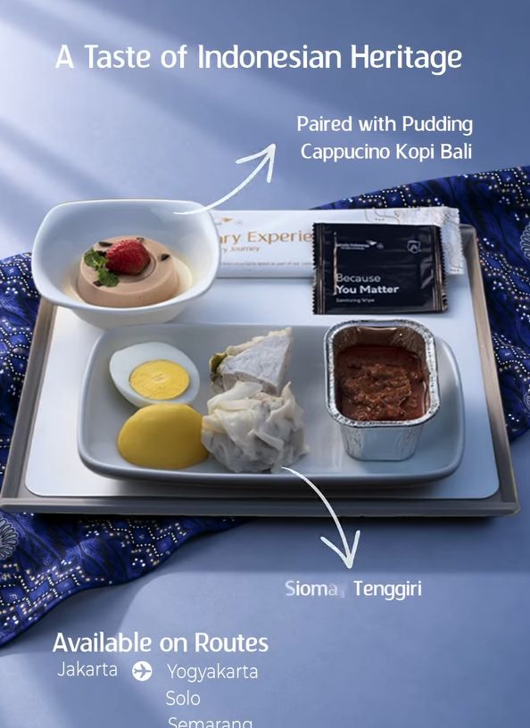 Menu Nusantara di Garuda Indonesia
