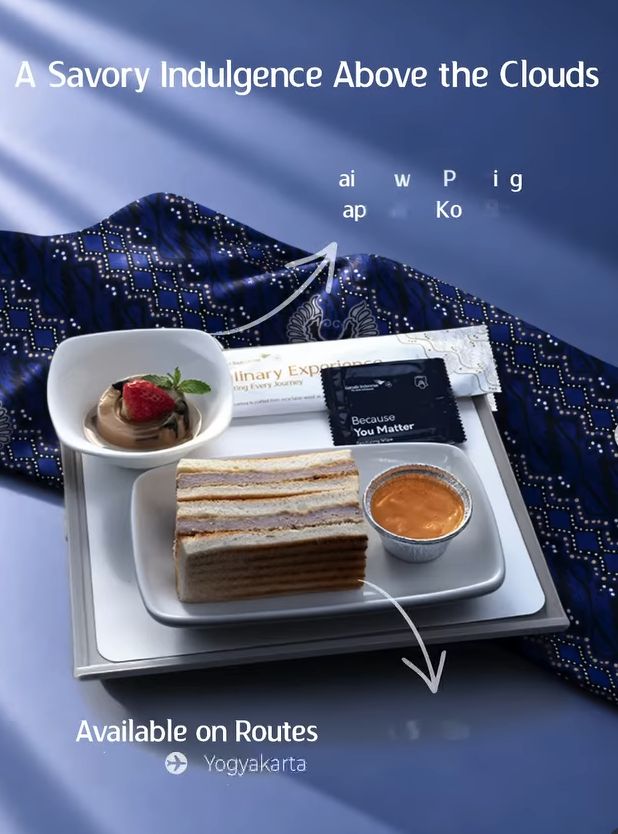 Menu Nusantara di Garuda Indonesia
