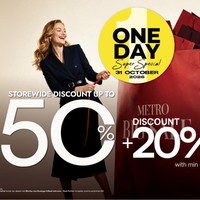 METRO BIG SALE One Day Super Special Serbu Diskon Hingga 50% dari Brand Ternama