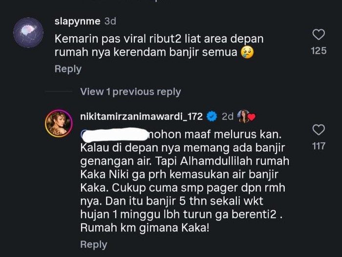 Nikita Mirzani Nikita Mirzani jawab netizen