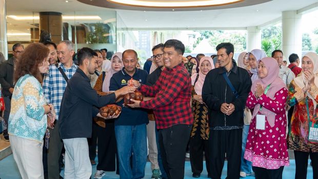 Pelepasan perdana ekspor komoditi salak di The Alana Yogyakarta Hotel & Convention Center, Sleman, Jumat (30/10/2026).