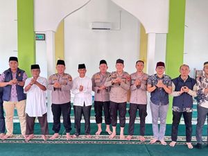 Jumat Keliling di Masjid, Polres Kuansing Bawa Pesan Kamtibmas