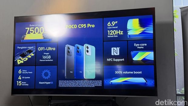 Rangkuman spesifikasi Poco C95 Pro Rangkuman spesifikasi Poco C95 Pro