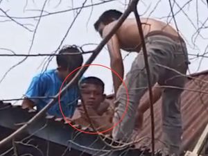 Pria Pinrang Manjat Atap Rumah Usai Kepergok Lecehkan Gadis ABG