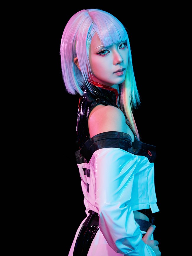 Visual grup BLACKPINK itu menjelma sebagai karakter anime populer, Lucyna Kushinada dari serial Cyberpunk: Edgerunners. Foto: Instagram