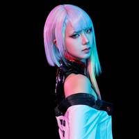 Visual grup BLACKPINK itu menjelma sebagai karakter anime populer, Lucyna Kushinada dari serial Cyberpunk: Edgerunners. Foto: Instagram