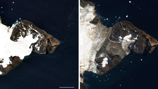 Wajah Tengkorak Muncul di Antartika dalam Citra Satelit NASA