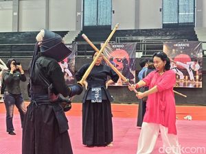 Antusias Warga Jajal Festival Bela Diri Jepang di Surabaya