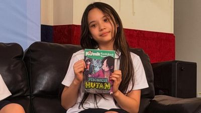 Bangga! Gempi Bikin Komik Penghancur Hutan, Berawal dari Tugas Sekolah