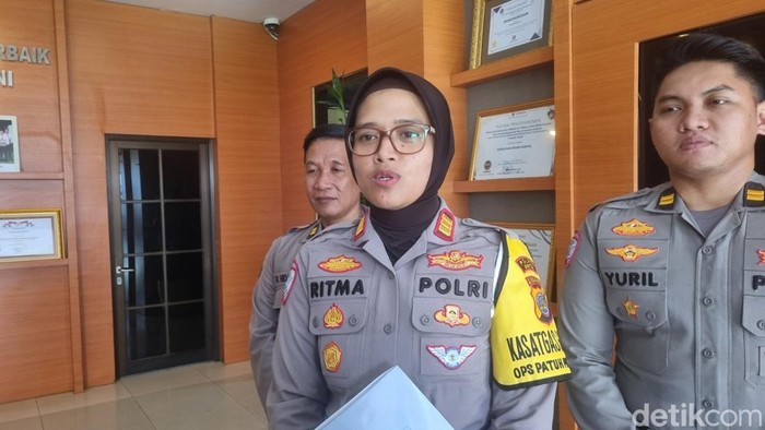 Kasat Lantas Polres Bantul, AKP Ritma Jayanti saat memberikan keterangan di Polres Bantul, Sabtu (31/10/2026).