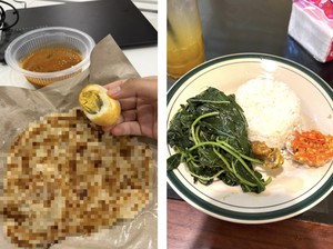 Kena Prank Netizen! Ngaku Cuma Makan Sayur-Telur, Ternyata Ada Lauk Gaib