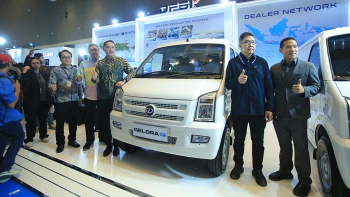 Kendaraan komersial DFSK di PEVS 2026