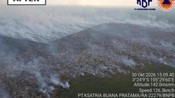 4 Helikopter WB Dikerahkan Padamkan Karhutla di OKI dan Muara Enim