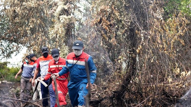Di Balik Asap Ogan Ilir: Kisah Para Penjaga Api di Garis Depan Karhutla