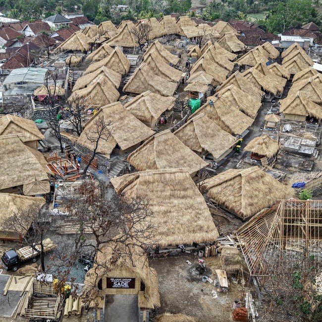 Pembangunan Ulang Selesai, Desa Sade Lombok Bakal Jadi Cagar Budaya