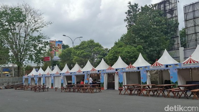 Suasana RANS Carnival di Jogja, Sabtu (31/10/2026).