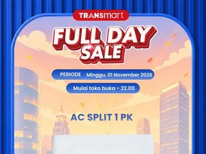Transmart Full Day Sale Obral AC Split 1PK, Kasih Diskon Hingga Rp 1,7 Juta!